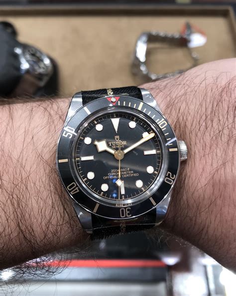 tudor black bay 58 on 6 inch wrist|tudor black bay 58 price.